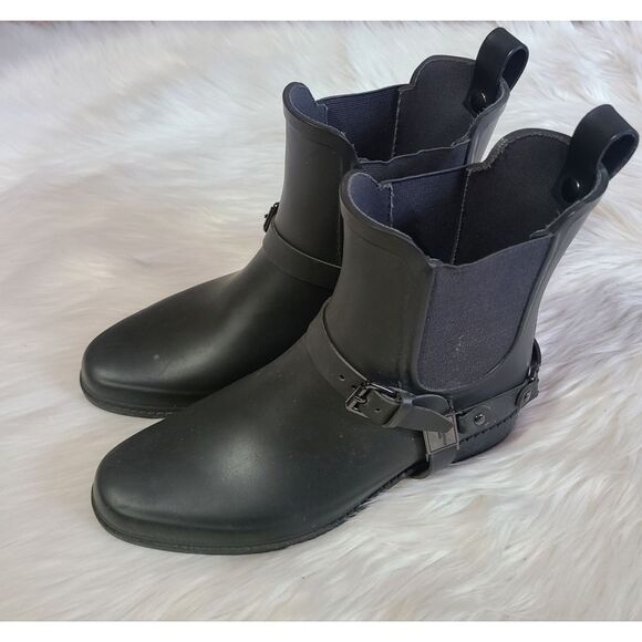 Karl Lagerfeld|Lou Black Rain Booties, 8 - Picture 3 of 12